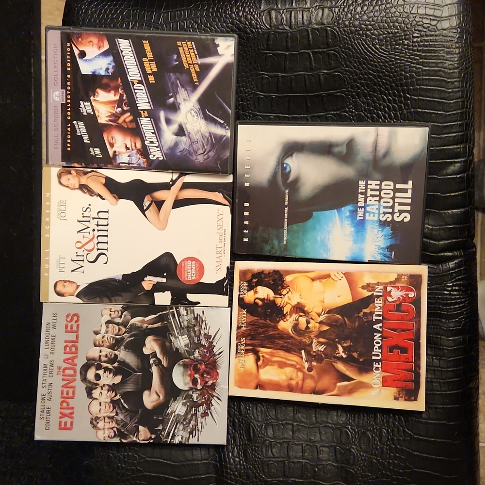 5 dvds